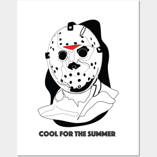 Jason Voorhees Cool for the Summer Posters and Art